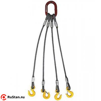 Строп канатный 4СК г/п 8,0 т 7,5 м фото №1
