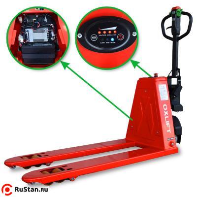 Самоходная тележка PTE15-C OXLIFT с литий-ионной акб 1500 кг фото №3 Самоходная тележка PTE15-C OXLIFT с литий-ионной акб 1500 кг фото №3