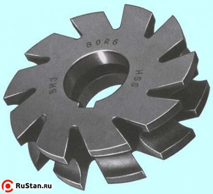 Фреза Вогнутая  80х18х27 R5,0 Р6М5 Z=10  тип2 фото №1