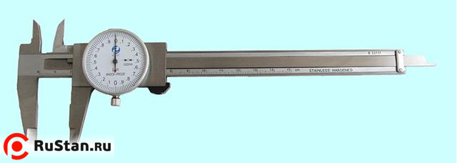 Штангенциркуль 0 - 200 ШЦК-I (0,02) стрелочный, нерж. сталь с глубиномером "CNIC" (180-313S) H-50мм фото №1