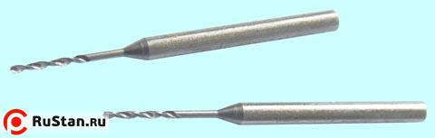 Сверло d  1,6 ц/х ВК6М цельное ут. хв. dхв. 2,0 фото №1