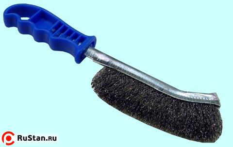 Щетка зачистная 1- рядная 260мм с пластм.ручкой, стальн. проволока d=0,35мм "CNIC" (89802) фото №1 Щетка зачистная 1- рядная 260мм с пластм.ручкой, стальн. проволока d=0,35мм "CNIC" (89802) фото №1