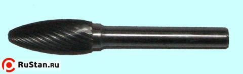 Борфреза тв.спл. пламевид..d10х25х6х65 R2,0 спиральная насечка (H10 25М06) "CNIC" фото №1 Борфреза тв.спл. пламевид..d10х25х6х65 R2,0 спиральная насечка (H10 25М06) "CNIC" фото №1
