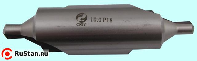 Сверло d 10,0х31,5х125,0х14,2 центровочное Р18, двухстороннее, тип В (с предохр. конусом) вышл. проф. DIN333 "CNIC" фото №1 Сверло d 10,0х31,5х125,0х14,2 центровочное Р18, двухстороннее, тип В (с предохр. конусом) вышл. проф. DIN333 "CNIC" фото №1