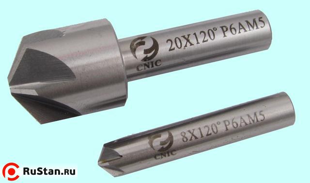 Зенковка d 10,0х14.0х 46 конус 120° dхв=8мм Р6АМ5 ц/х Z=6 DIN335A "CNIC" фото №1 Зенковка d 10,0х14.0х 46 конус 120° dхв=8мм Р6АМ5 ц/х Z=6 DIN335A "CNIC" фото №1