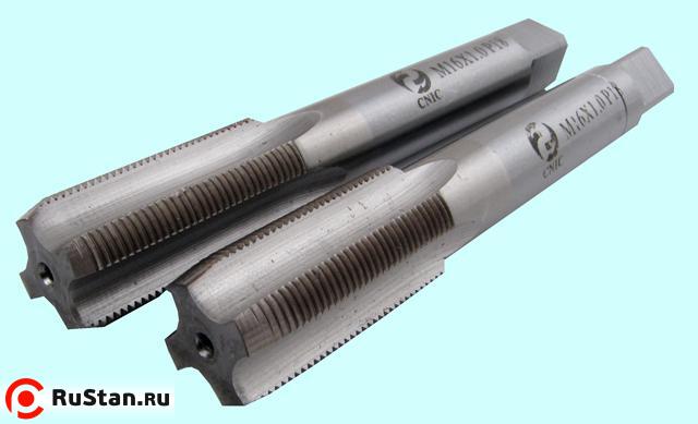 Метчик М 6,0х0,5 м/р.Р18 к-т из 2-х шт. "CNIC" фото №1 Метчик М 6,0х0,5 м/р.Р18 к-т из 2-х шт. "CNIC" фото №1
