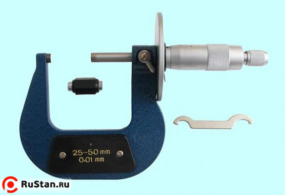 Микрометр Листовой МЛ-50  25-50 мм (0,01) тип А "CNIC" (446-110А) Н-50мм фото №1