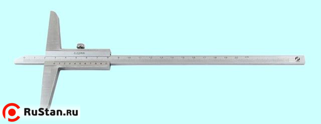 Штангенглубиномер 0- 150мм ШГ-150, цена деления 0.02, моноблок "CNIC" (62312) фото №1