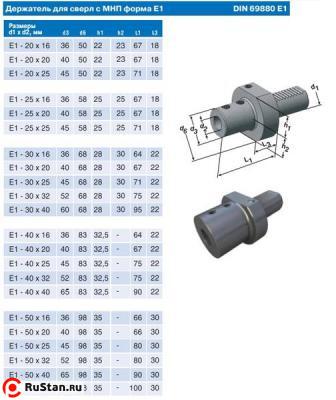 Держатель для корпусных сверл Е1-40х32 с хвостовиком VDI40-3425 DIN69880 "CNIC" фото №1