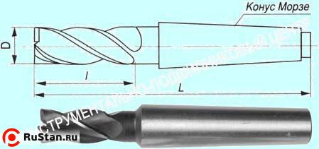 Фреза Концевая d 7,0х 16х 86 к/х Р18  Z=3 КМ1 "CNIC" фото №1