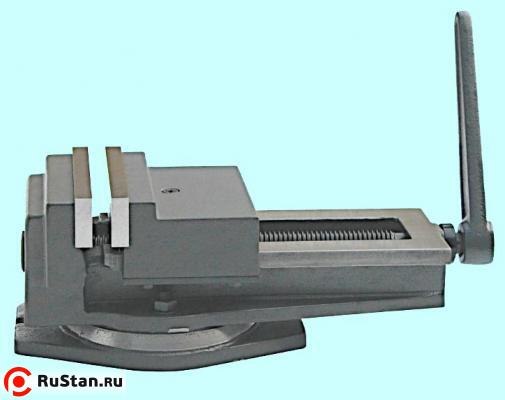 Тиски Станочные 250мм чугунные поворотные с открытым винтом ход 296мм QB250 фото №1 Тиски Станочные 250мм чугунные поворотные с открытым винтом ход 296мм QB250 фото №1