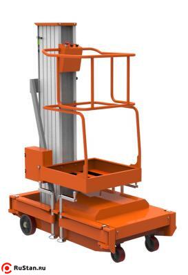 Подъемник мачтовый телескопический TOR GTWY10-100 AC 220V/50HZ (от сети) 125 кг 10 м фото №1