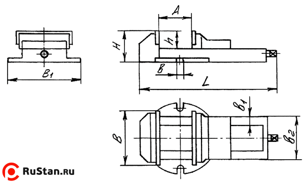 Тиски станочные неповоротные ГМ-7225Н 250мм фото №2 Тиски станочные неповоротные ГМ-7225Н 250мм фото №2