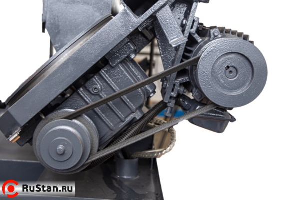 Регулировка скорости осуществляется с помощью ступенчатого шкива фото №10 METAL MASTER MGH-350Z фото №10