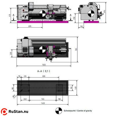 Настольный токарный станок OPTIturn TU 3008 фото №3 OPTIturn TU 3008 фото №3
