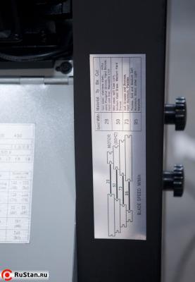 Таблица скорости резания фото №7 Stalex BS-1018R фото №7