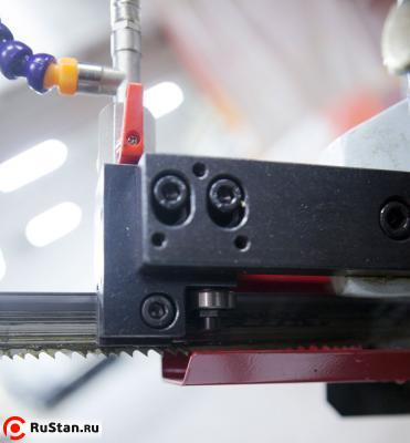 Подвижная направляющая и зубчатый блок, с твёрдосплавными платинами и подшипниками для выпрямления полотна фото №8 Stalex BS-460G фото №8