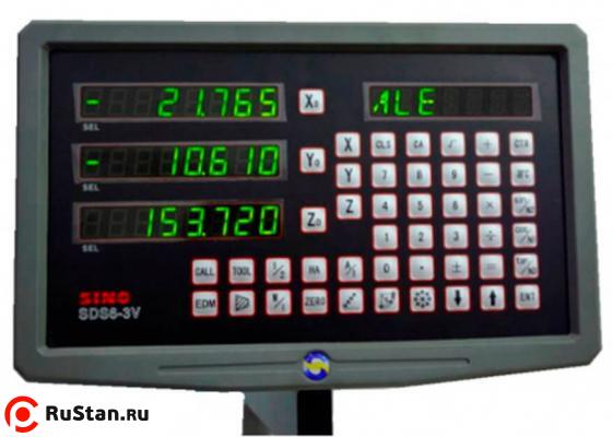 Многофункциональная УЦИ SINO SDS6-3V позволяет отслеживать перемещение по трем осям с дискретностью 1 знак. фото №17 METAL MASTER ZH 51150 DRO RFS фото №17