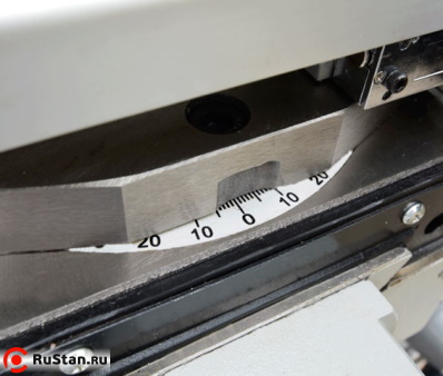 Для удобства нарезания конусов на станке предусмотрена возможность поворота верхней продольной салазки на угол ±60° фото №14 METAL MASTER ZX41100 фото №14