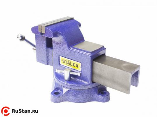 Тиски слесарные STALEX "Гризли", 100 х 100 мм., 360°, 9,5 кг. фото №3 "Гризли", 100 х 100 мм., 360°, 9,5 кг. фото №3