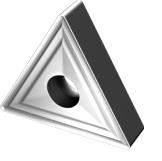 Пластина TNUM  - 220412  ВК8(В35) трехгранная (01114) d=5мм со стружколомом