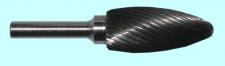 Борфреза тв.спл. пламевид..d16х36х6х80 R2,5 спиральная насечка (H16 36М06) 