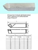 Резец Расточной державочный  8х 8х25 Т5К10(YT5) 45°, к расточным оправкам 